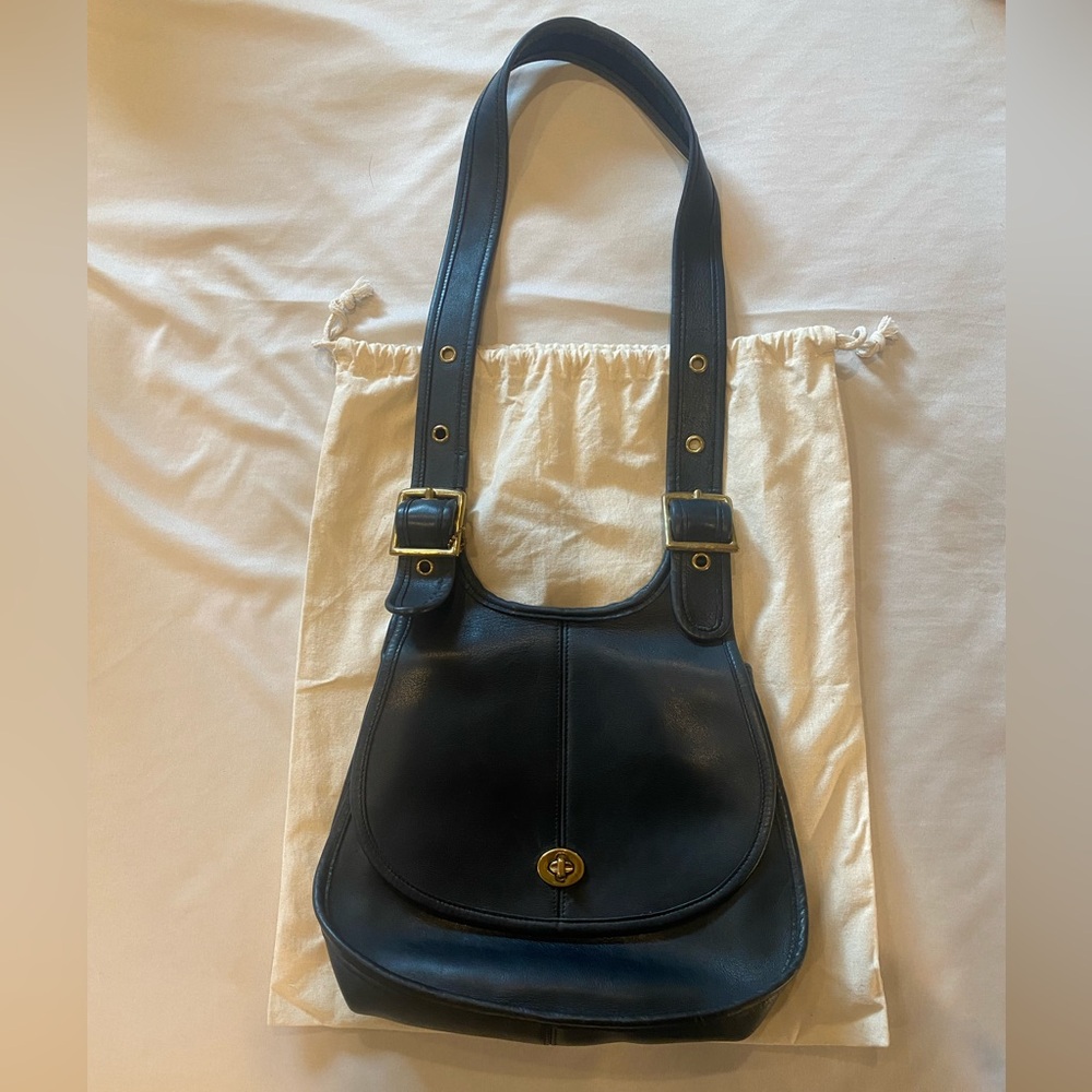 Vintage Coach Crescent Bag